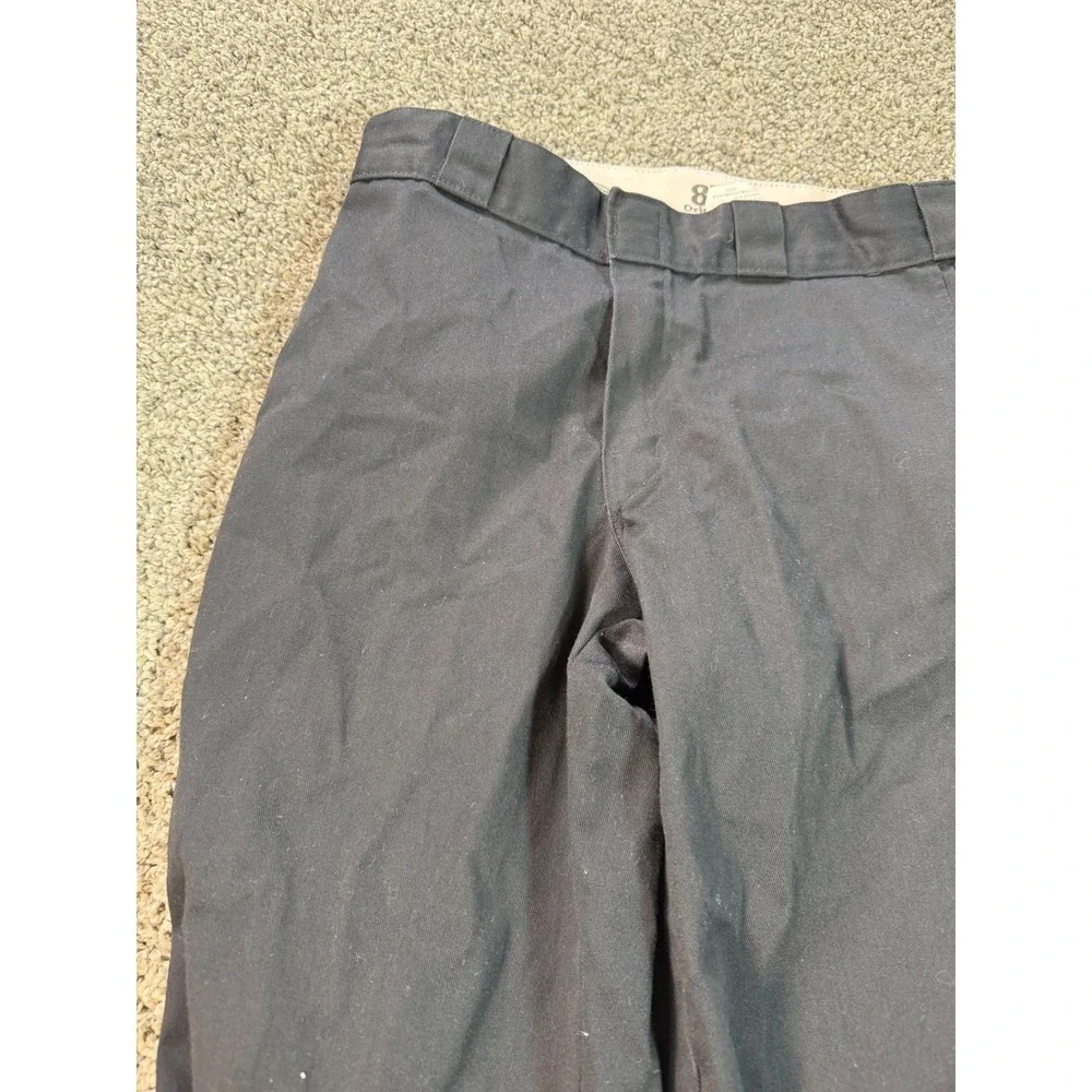 Dickies 874 Original Fit Black Work Pants Mens 30x30 Straight Leg